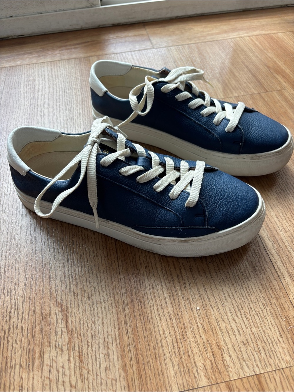 Soludos Ibiza Platform Sneaker in Marine Blue Size 9
